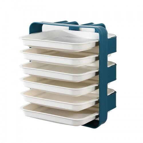 6-Layer Kitchen Cooking Preparation Plate Organizer Storage Set - Toytexx 6-Layer Kitchen Cooking Preparation Plate Organizer Storage Set - Toytexx
